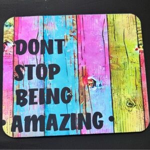 Colorful Inspirational mouse pad